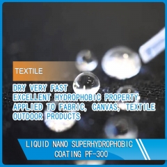 Fast-dry water and oil-repellent nano coating for fabric