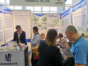 Warm congratulations to anhui sinograce chemical on its successful participation in the exhibition in Belgium