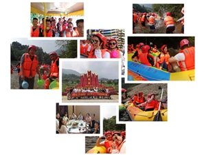 Sinograce Chemical - Jingangtai rafting trip