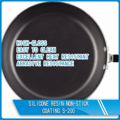 Silicone resin non-stick coating