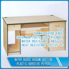 Water based vacuum suction plastic adhesive