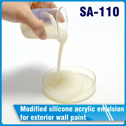 Modified silicone acrylic emulsion