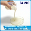 Styrene acrylic emulsion for exterior wall primer paint SA-209 