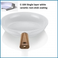 Ceramic Coatings/Single layer white ceramic non-stick coating C-104 