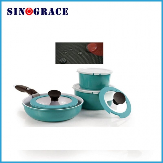 Neoflam Midas 9-Piece Ceramic Nonstick Cookware Set with Detachable