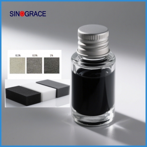 Special polymer liquid colorant for foaming materials