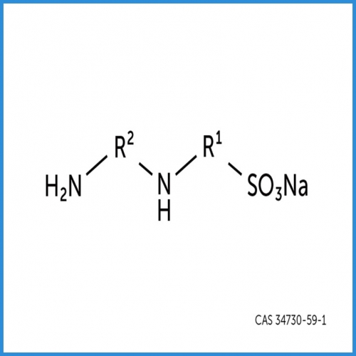 Sodium salt of an amino functional sulfonic acid