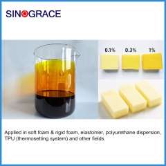 Special polymer liquid colorant for foaming materials