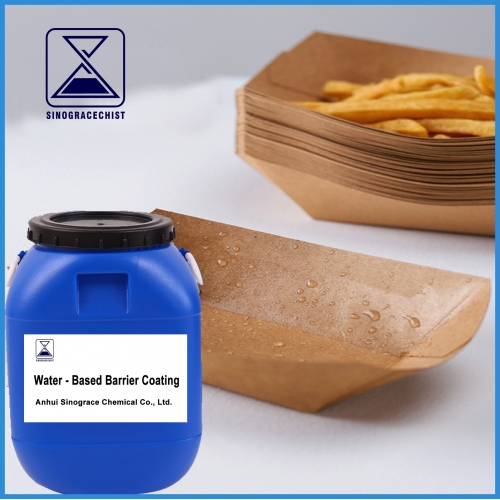 Water-based coating of plastic-free paper cup