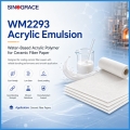 Water Based Acrylic Adhesive Emulsion for Ceramic Fiber Papers WM2293 