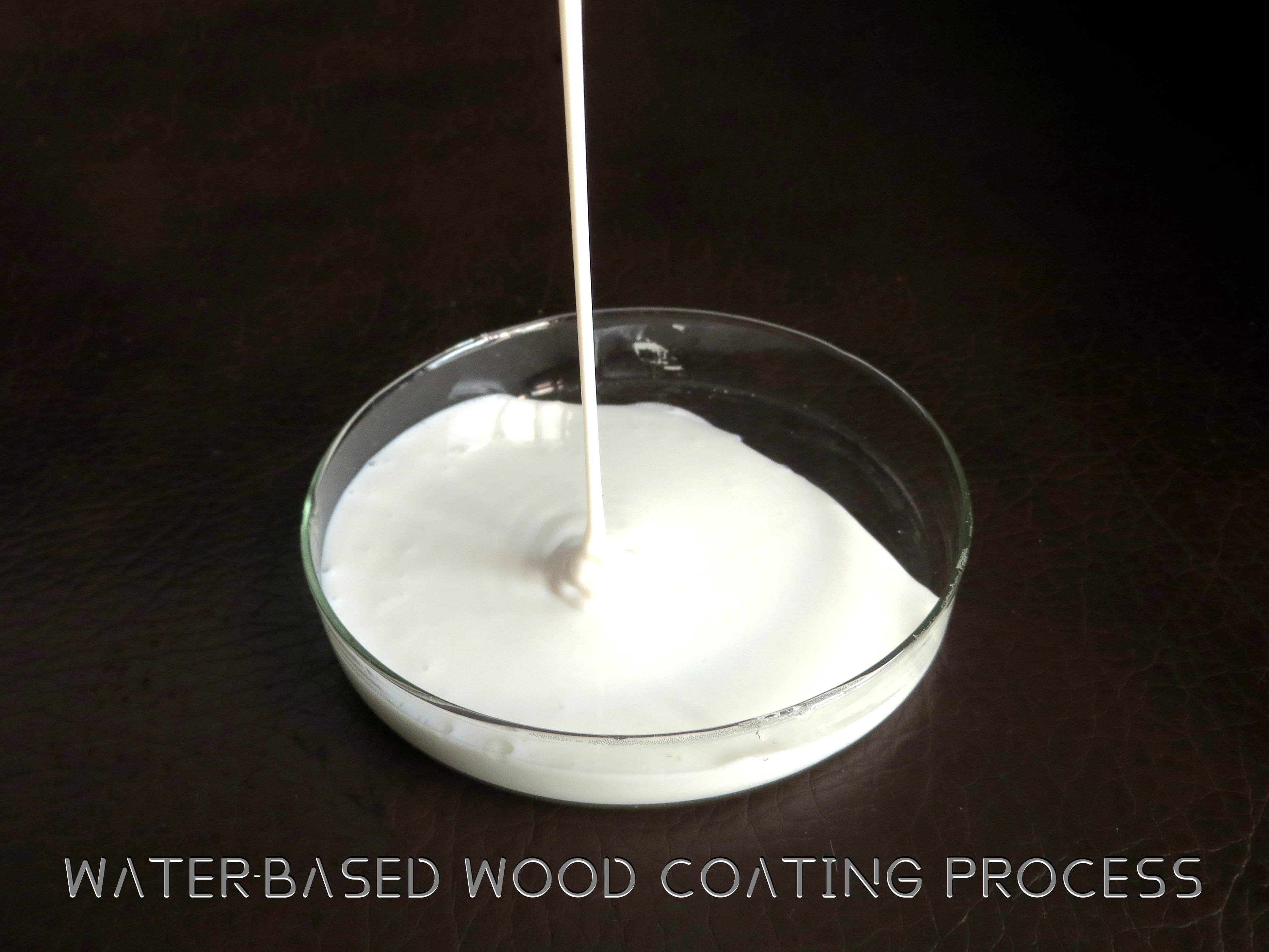 Water-based paint brush - water-based wood coating process 4