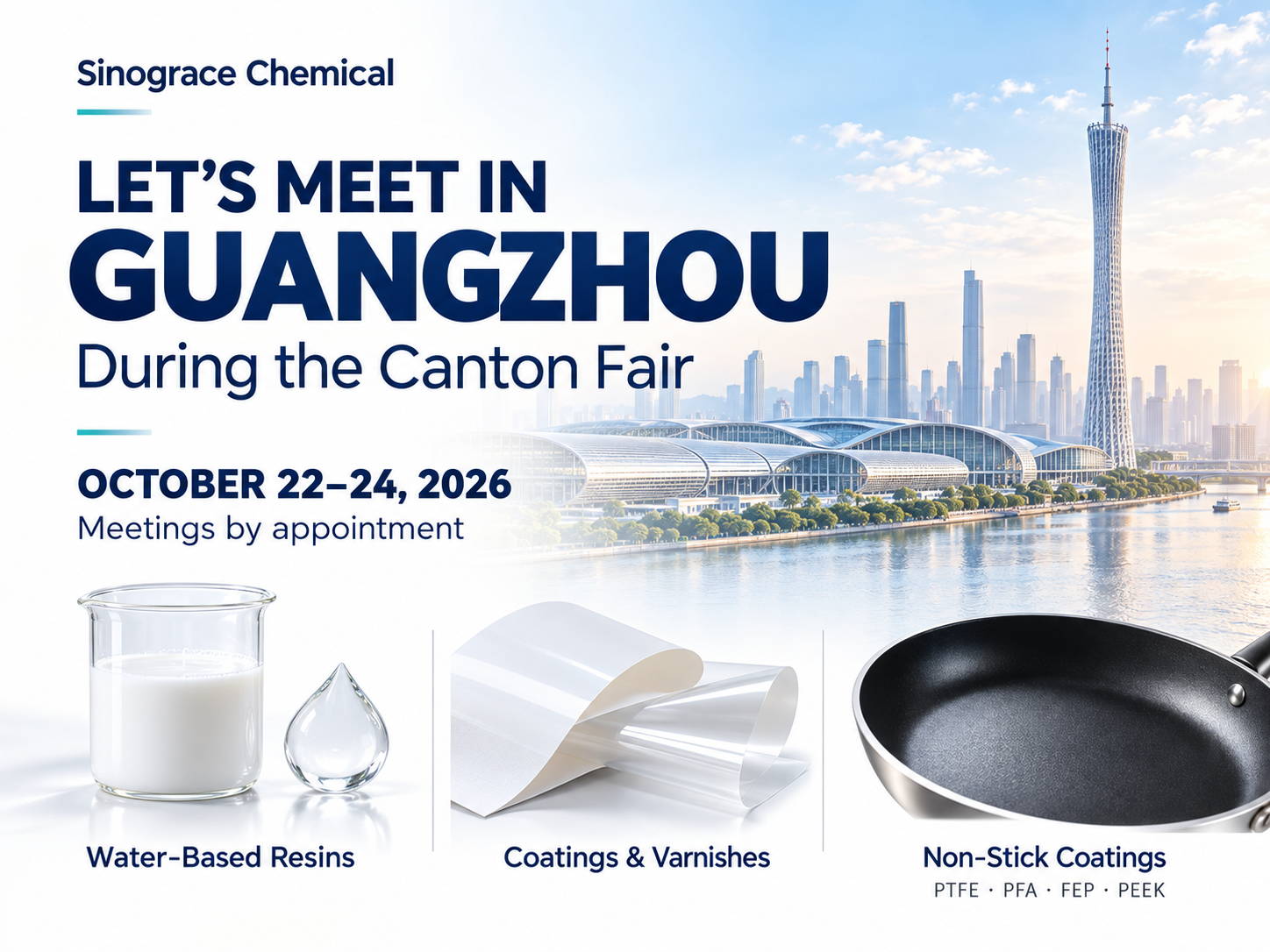 Meet Sinograce Chemical in Guangzhou During Canton Fair 2026