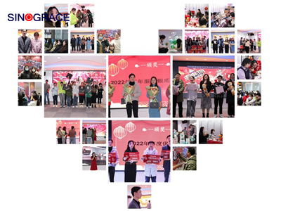 On January 16, 2023, Sinograce Chemical held a year-end work summary meeting and a New Year party