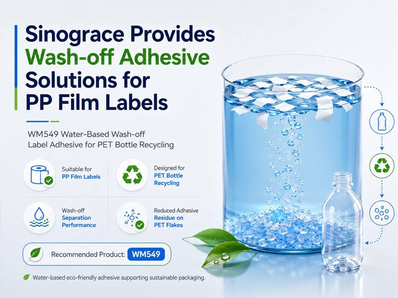 Wash-off Adhesive for PP Film Labels: A Recycling Solution for PET Bottles